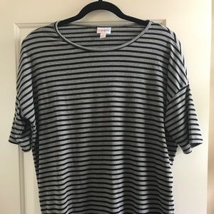 LULAROE Black/Gray XXS Irma